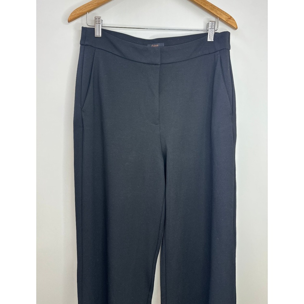 NWT Quince Ultra-Stretch Ponte Bootcut Pants Size 12 Black Office Professional - Picture 3 of 14